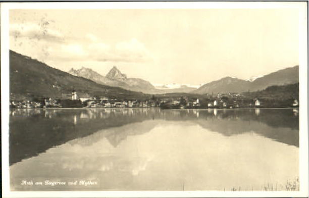 10575206 Arth  SZ Arth Zugersee Mythen x 1928