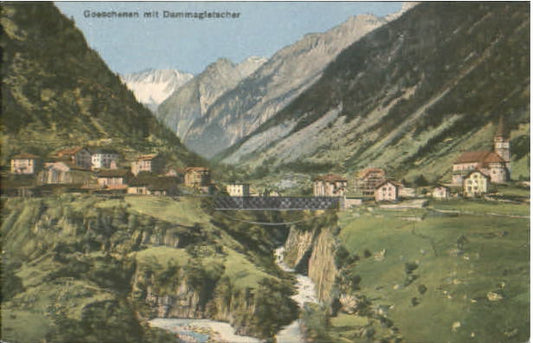 10575259 Goeschenen Goeschenen Dammagletscher ungelaufen ca. 1910