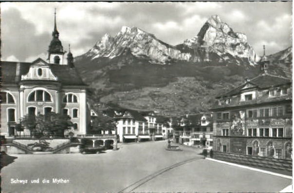 10575261 Schwyz Schwyz Mythen Feldpost x 1962