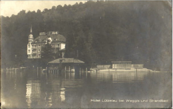 10575333 Weggis Vierwaldstaettersee Weggis Hotel Luetzelau o 1924