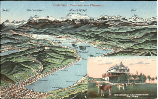 10575385 Pfannenstiel Pfannenstiel Hotel Kurhaus Hochwacht ungelaufen ca. 1920