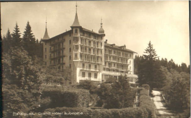 10575489 Ballaigues Hotel Aubepine ungelaufen ca. 1910