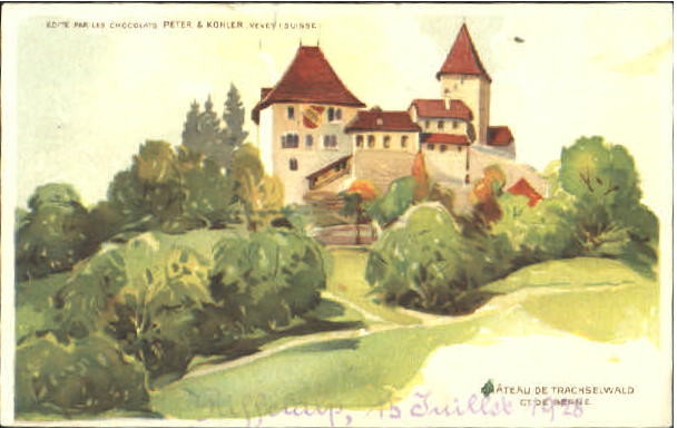 10575586 Vevey VD Vevey Schloss Trachselwald ungelaufen ca. 1920