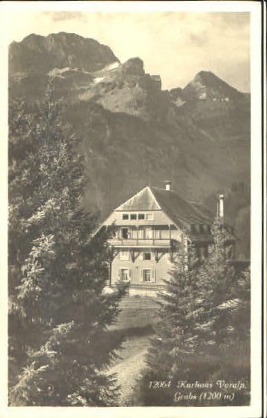 10575649 Grabs Grabs Kurhaus Voralp x 1927