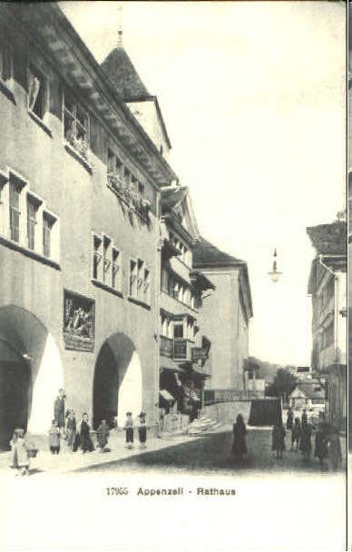 10575673 Appenzell IR Appenzell Rathaus ungelaufen ca. 1910