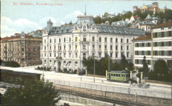 10575713 St Gallen SG St Gallen Rosenbergstrasse ungelaufen ca. 1910