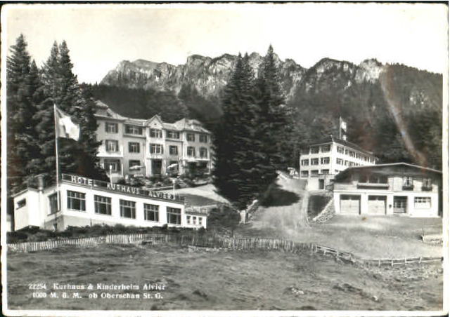 10575769 Oberschan Oberschan Kurhaus Alvier x 1945