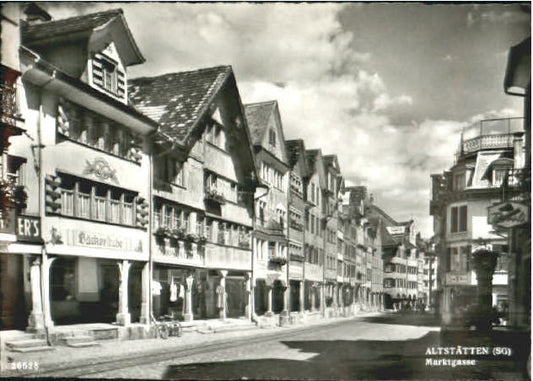 10575772 Altstaetten SG Altstaetten Marktgasse ungelaufen ca. 1965