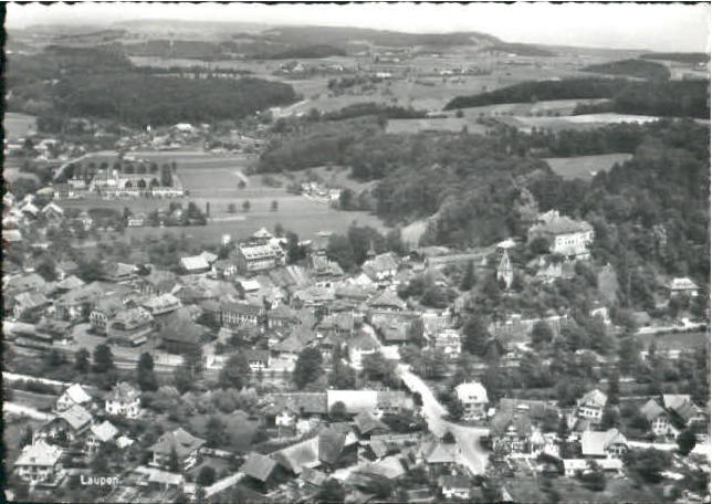 10575800 Laupen BE Fliegeraufnahme ungelaufen ca. 1965