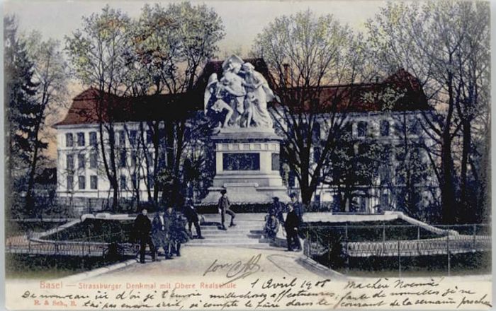 10543196 Basel BS Basel Strassburger Denkmal  x Basel BS