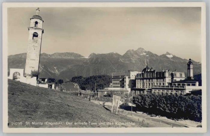 10543262 St Moritz GR St Moritz schiefe Turm * St. Moritz