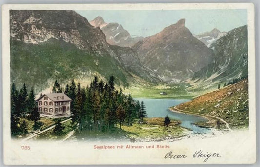 10543266 Saentis AR Saentis Seealpsee Altmann * Saentis AR