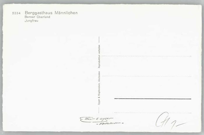 10543289 Maennlichen Maennlichen Berg Gasthaus  * Maennlichen