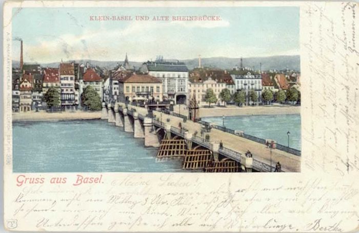 10543351 Basel BS Basel Kleinbasel Rheinbruecke x Basel BS