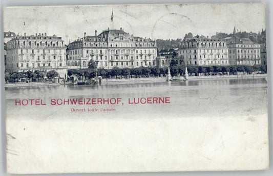 10543521 Luzern LU Luzern Hotel Schweizerhof x Luzern LU