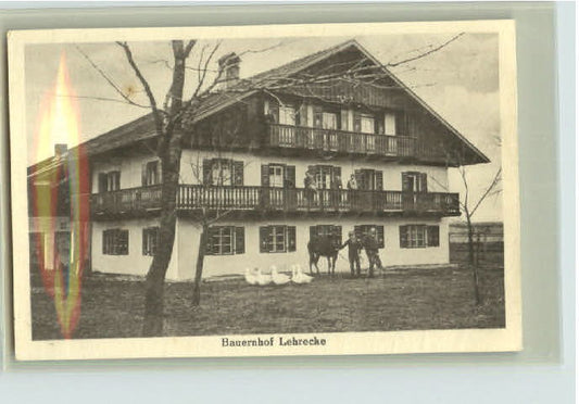 10270778 Brunnen SZ bei Schwangau Bauernhof Lehrecke ungelaufen ca. 1930 Brunnen