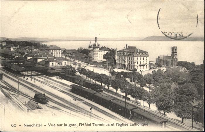 11019186 Neuchatel NE Hotel Terminus Eglise Catholique Zug