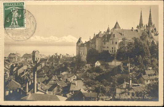 11019254 Neuchatel NE Ville et Chateau