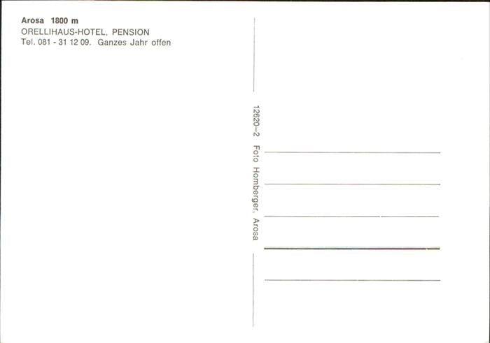 11019615 Arosa GR Orellihaus Hotel