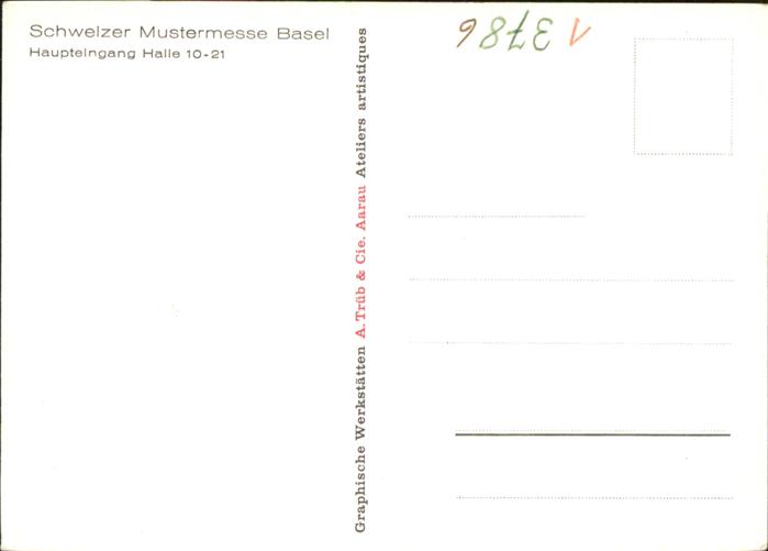 11019641 Basel BS Mustermesse