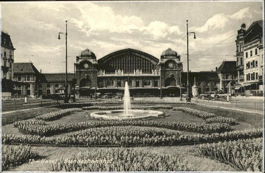 11027019 Basel BS Bundesbahnhof Springbrunnen