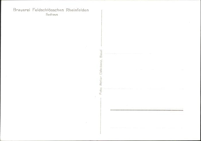 11027259 Rheinfelden AG Brauerei Feldschloesschen