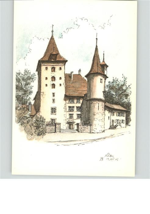 11042676 Bern BE Schloss Nidau