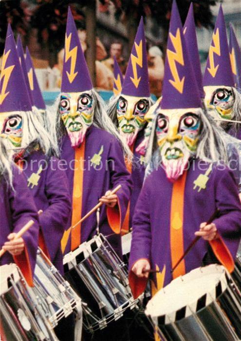 13278521 Basel BS Basler Fasnacht Masken Tambouregruppe Basel BS