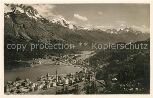 13299409 St Moritz GR Panorama St Moritz GR