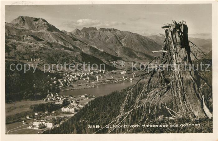 13299694 St Moritz GR Vue depuis Hahnensee St Moritz GR