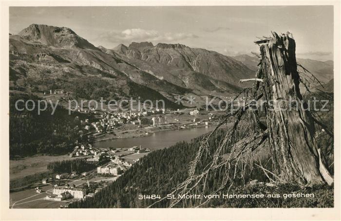 13299705 St Moritz GR Vue depuis Hahnensee St Moritz GR