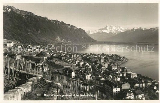 13299727 Montreux VD Vue générale et les Dents du Midi Montreux VD