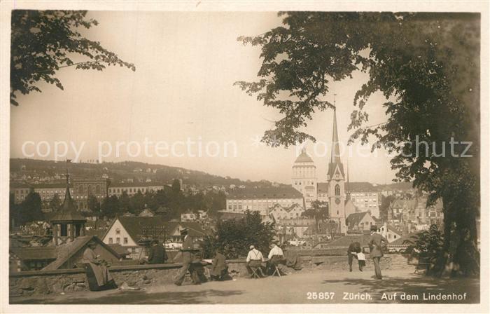 13299742 Zuerich ZH Au Lindenhof Zuerich ZH