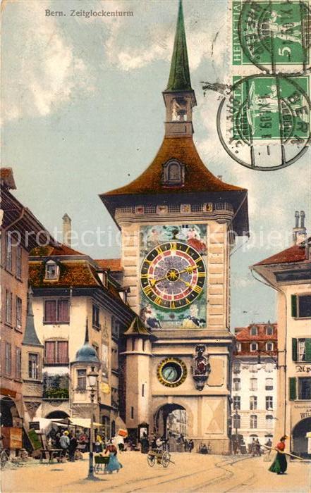 13302969 Bern BE Zeitglockenturm Kuenstlerkarte Bern BE