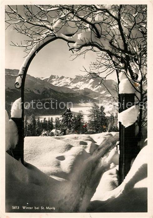 13302280 St Moritz GR Paysage d'hiver St Moritz GR NZ4