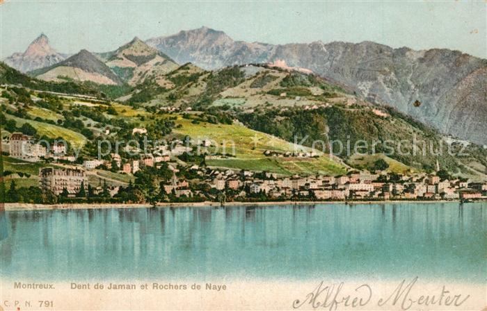 13307467 Montreux VD Dent de Jaman et Rochers de Naye Lac Léman Montreux VD