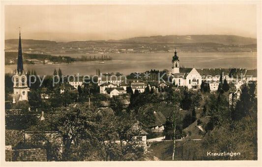 13307491 Kreuzlingen TG Panorama urbain avec vue sur le lac de Constance Kreuzlingen T