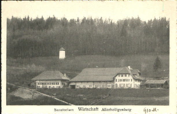 10576052 Allerheiligenberg Allerheiligenberg Sanatorium Wirtschaft  ungelaufen c