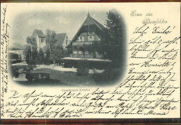 10576082 Rheinfelden AG Rheinfelden Kirche x 1898