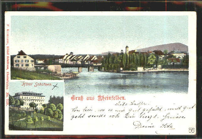 10576121 Rheinfelden AG Rheinfelden Hotel x 1903