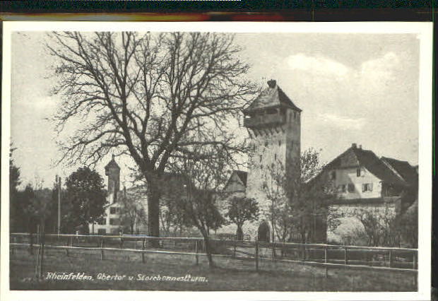 10576140 Rheinfelden AG Rheinfelden Obertor Storchennestturm