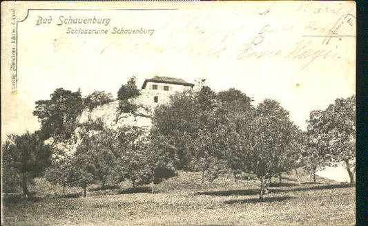 10576165 Bad Schauenburg Bad Schauenburg Ruine x 1906