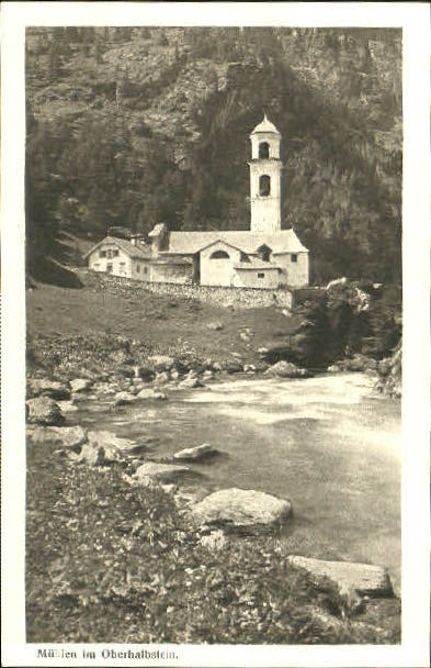 10576270 Oberhalbstein Oberhalbstein Muehle ungelaufen ca. 1920