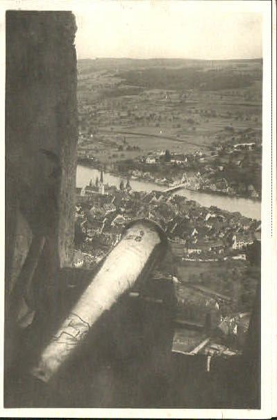 10576273 Stein Rhein Stein Rhein Burg Hohenklingen Kanone x 1931