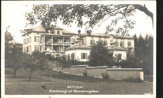 10576342 Rueti ZH Rueti Krankenasyl  x 1921