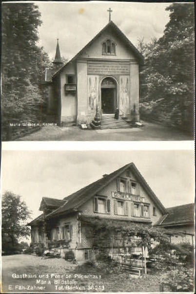 10576394 Benken SG Maria Bildstein Kapelle Gasthaus Pension Pilgerhaus x 1938