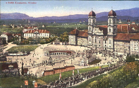 10576625 Einsiedeln SZ Einsiedeln Kloster ungelaufen ca. 1920