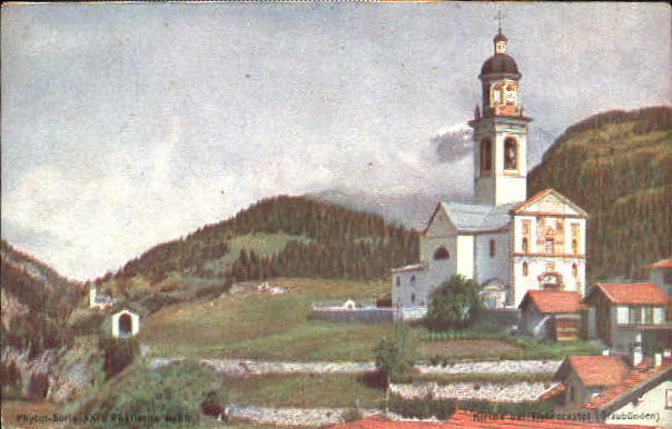 10576707 Tiefencastel Tiefencastel Kirche x 1912