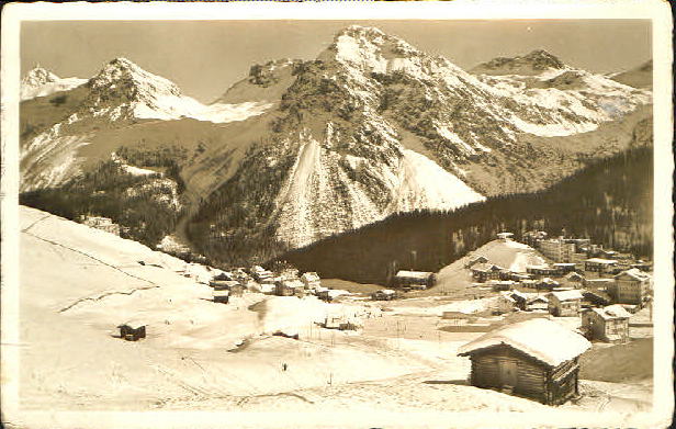 10576799 Arosa GR Arosa Kulm Furka Schiesshorn Feldpost x 1937