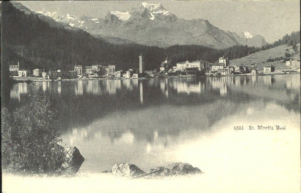 10576825 St Moritz GR St Moritz Bad ungelaufen ca. 1900